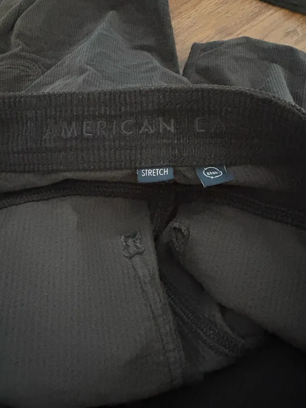 American Eagle Short Black Pants Cargo 12 - Image 2