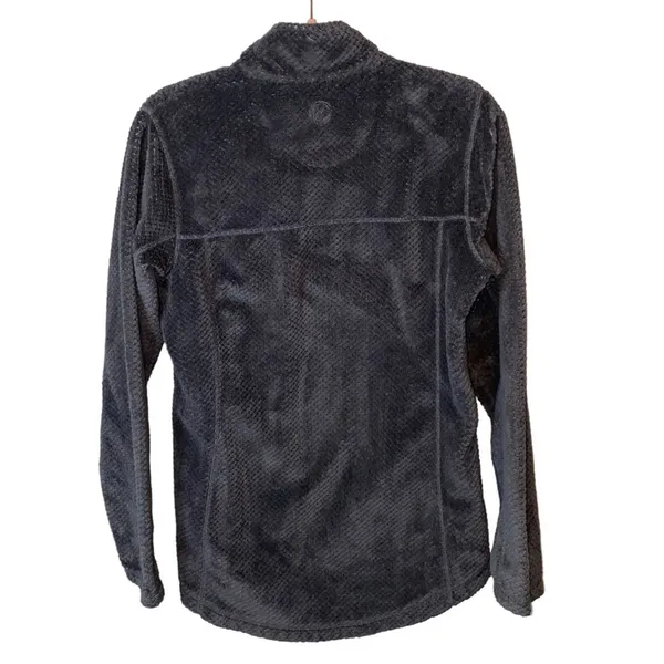 Magellan Outdoors Gray Quarter Zip Fleece Pullover Medium Outdoor Cozy Athleisure - Image 3