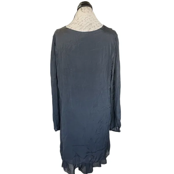 Carla Conti Dress Sz Large Bohemian Boho Ethereal, Romantic Quiet Luxury Neutral - Image 4