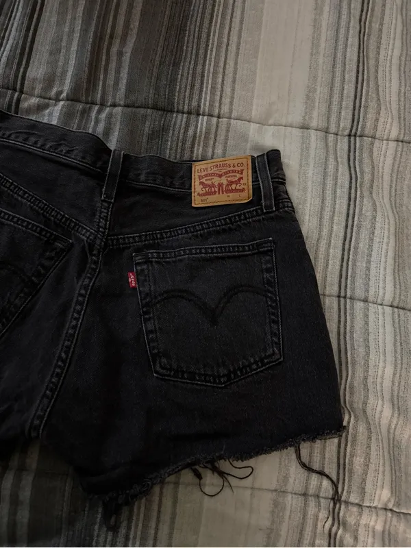 Levi's Black Denim Shorts - Women's - Image 3