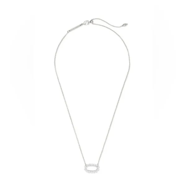 Kendra Scott Elisa Open Frame Crystal Pendant Necklace - Image 6