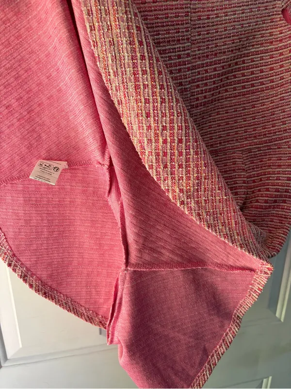 Grace Karin Pink Tweed Square Neck Mini Fit and Flare Dress Sz S VTG 60s Insp - Image 13