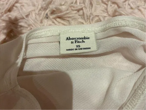 Abercrombie and fitch cinched white mesh dress - Image 5
