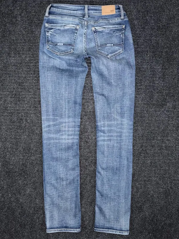 Buckle BKE Stella Slim Fit Low Rise Straight Stretch Jeans Sz 26 x 33 ABK1432 - Image 2