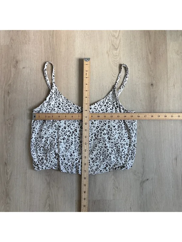 Z Supply NWOT Women's Mirabel Cheetah Print Tank Cami Size S - Image 8