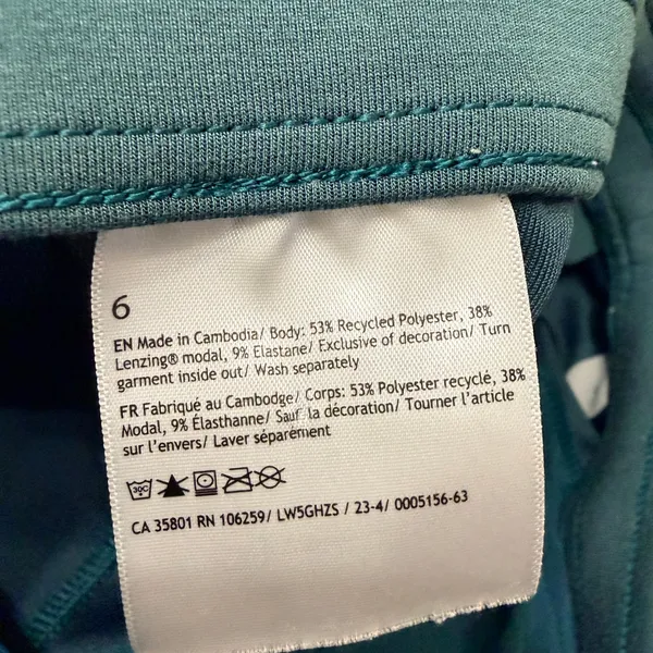 Lululemon Softstreme High-Rise Straight-Leg Pant in Storm Teal W5GHZS Size 6 - Image 7