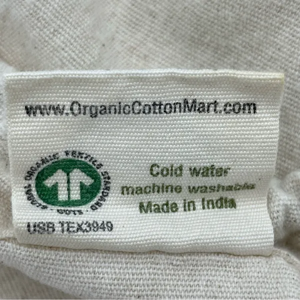 Organic Cotton Dust Cover‎ Bag Purse Shoe Cover Travel Storage Natural Color - Image 5