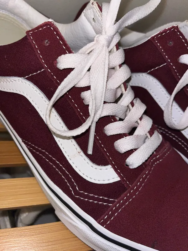Vans Old Skool Shoes - Maroon - Image 10