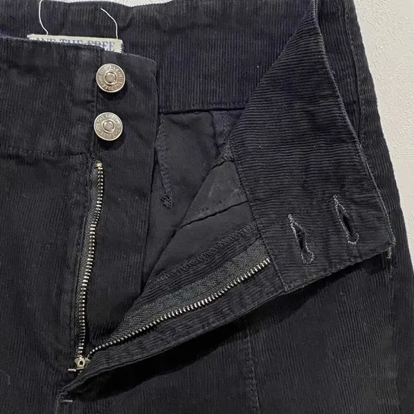 We The Free Black Corduroy Flare Pants Size 28 Boho Retro Bell Bottom - Image 5