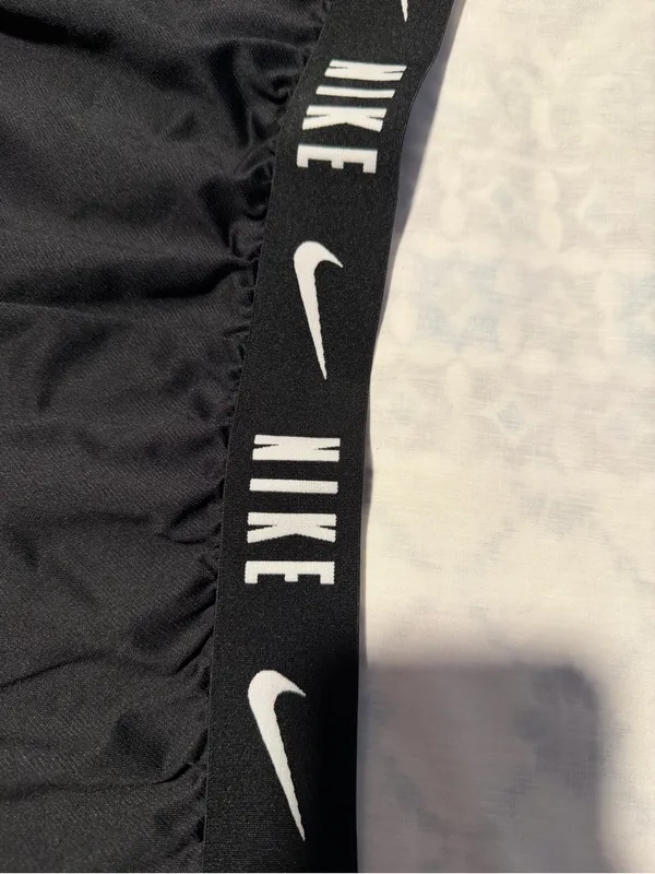 Nike Black Women's Athletic Shorts with Branded Waistband size XL - Image 7
