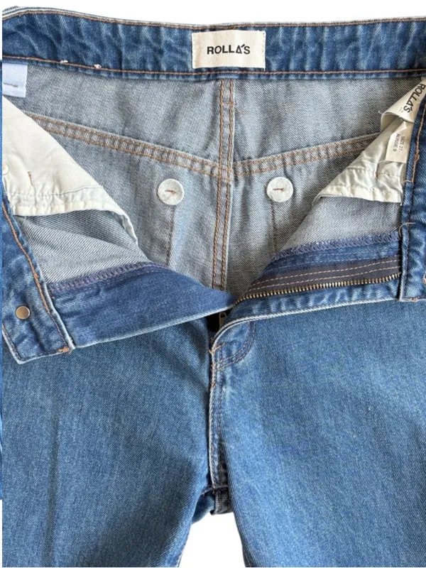 EUC ROLLA'S Original High Rise Straight Jeans Size 27 - Image 4