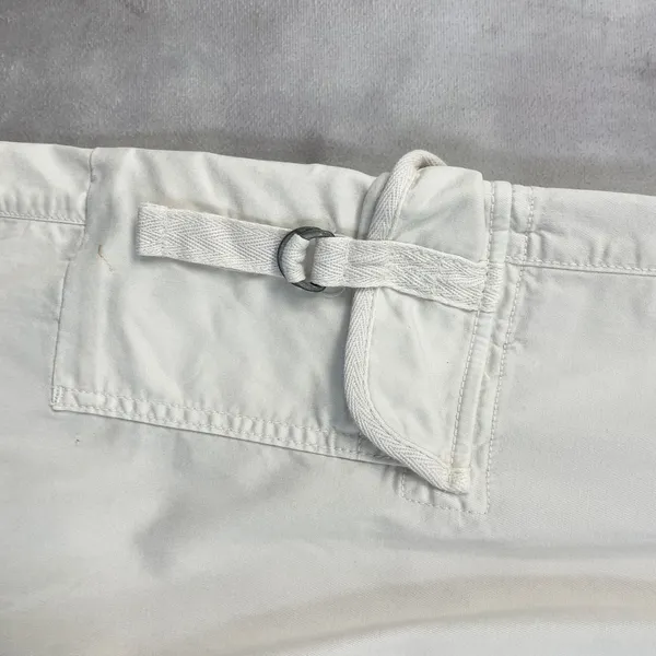American Eagle Cargo Pants Women 000 Short Baggy Wide‎ Leg Minimal Indie Skater - Image 3