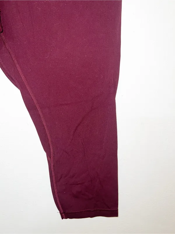 Lululemon Align Women’s High-Waist Burgundy 21” Crop Leggings - Image 3