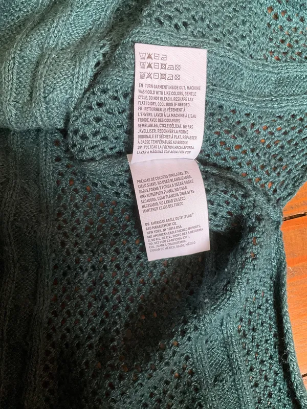 American Eagle Outfitters Wool-Blend Ombré Crewneck Sweater Sz. S - Image 5