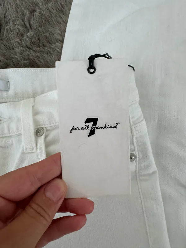 7 For All Mankind Aubrey High-Waisted Skinny Ankle Jeans - Image 4