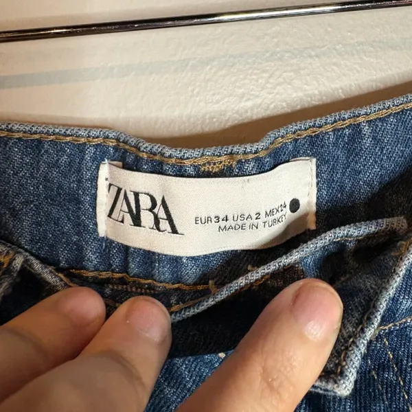 Zara wide leg cargo jeans - Image 3