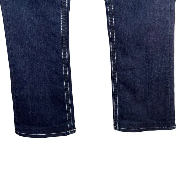 Miss Me Jeans Womens Size 28‎ Easy boot cut Denim Embellished Pockets - Hemmed - Image 8