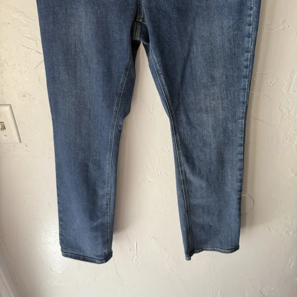 LL Bean Jeans Womens‎ 14 Classic Fit Straight Leg Mid Rise Stretch Denim Pants - Image 3
