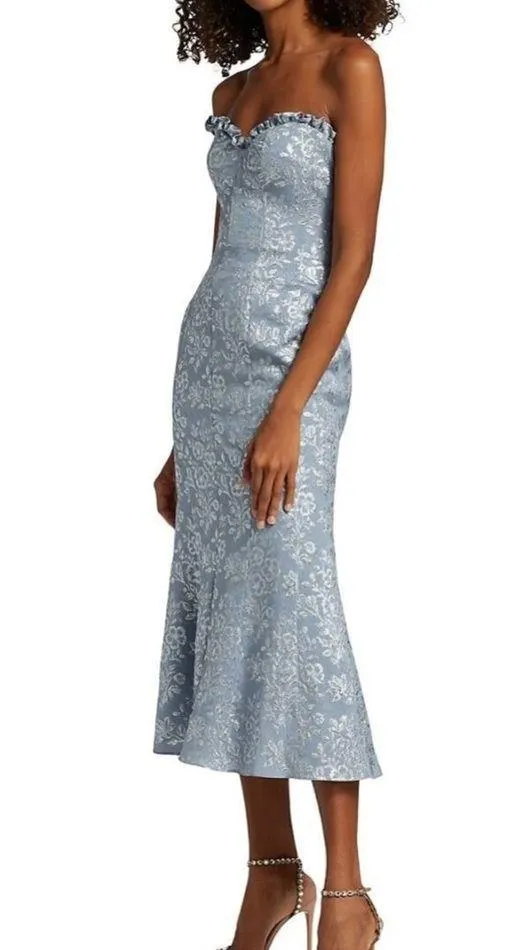 Markarian Odelina Brocade Midi Dress NWT - Image 8