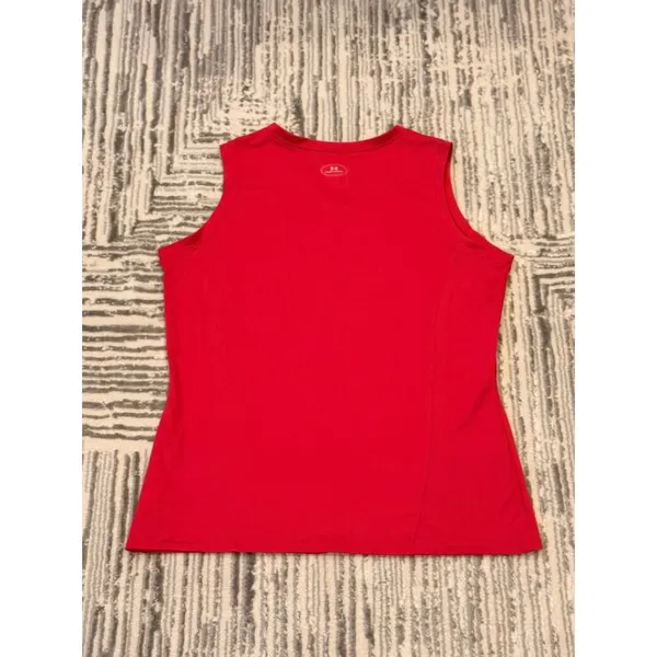 New Under Armour women's medium pink V-neck tank - Image 4