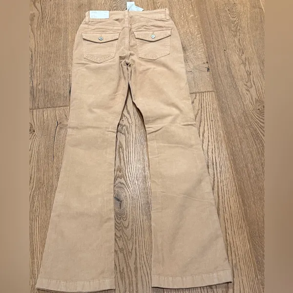 American Eagle corduroy‎ high rise kick boot jeans 26/2NWT - Image 2