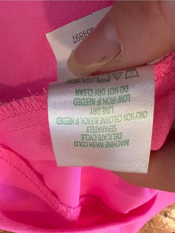Lilly Pulitzer Eppley Jumpsuit in Prosecco Pink Barbiecore Resort Size 4 - Image 8