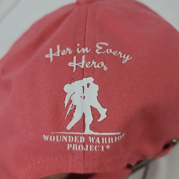 Harley Davison Motorcycles Hat Cap Women's Wounded Warrior Project‎ Salmon NWT - Image 4