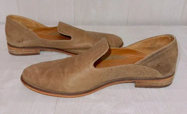 Lucky Brand Women's Cahill Casual Comfort Brown Leather Slip On Loafer size 9.5 - Image 3