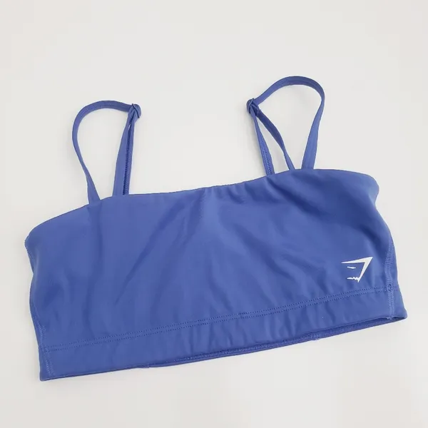 Gymshark Bandeau Sports Bra Colbalt Blue Athletic - Image 2