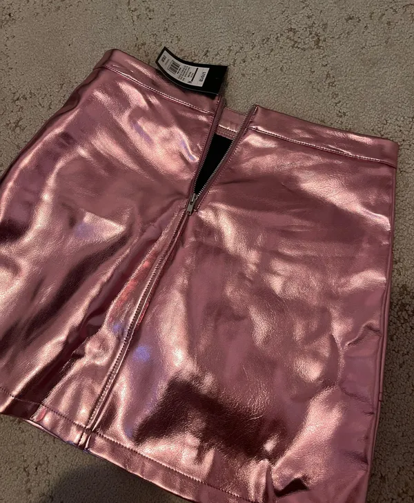 Metallic Mini Skirt - Image 2