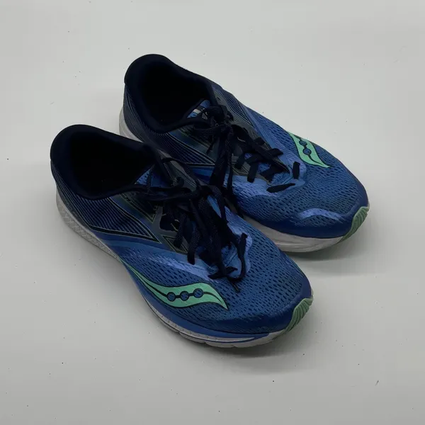 Saucony Kinvara 9 Womens Blue Teal Running Shoes Size 9 - Image 2
