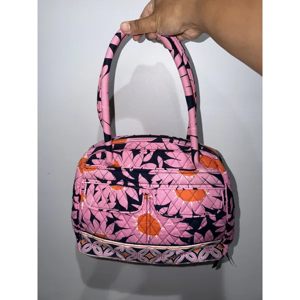 Vera Bradley Bowler Loves Me Bag Purse M - Image 9