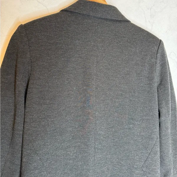 Anthropologie gray stretch blazer jacket - Image 3