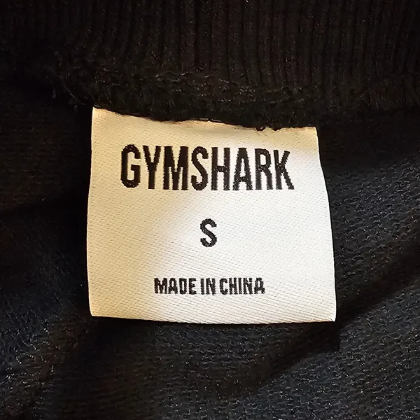Gymshark Womens Black Ark Cropped High‎ Rise Ankle Tie Sweatpants Small - Image 4
