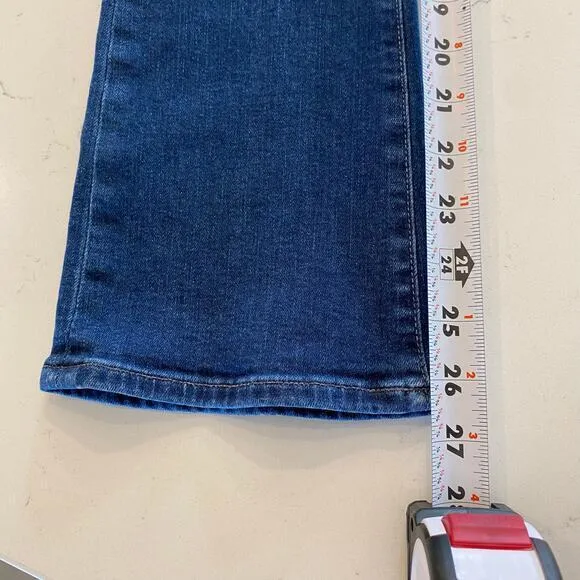 Paige Colette‎ Crop Flare Jeans in Mai Tai size 24 - Image 11