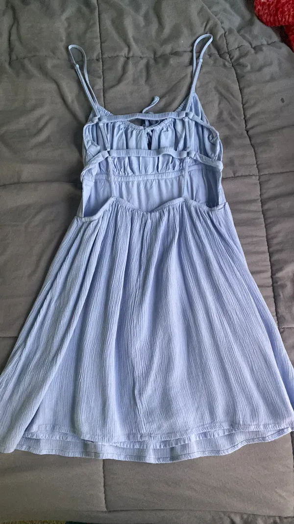 Blue Mini Dress - Image 2