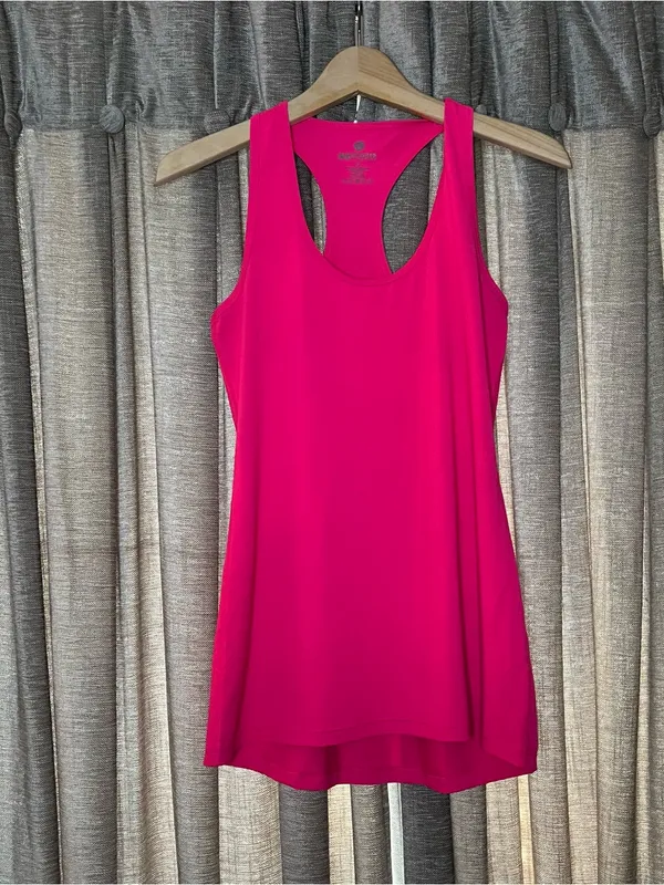 90 Degree By Reflex Vibrant Pink Racerback Active Tank Size Medium - Image 2