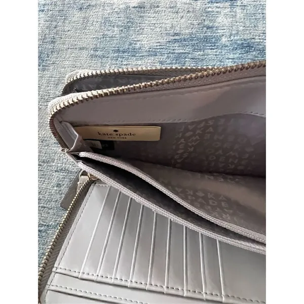 Kate Spade Gray Grove Street Anita Clutch Wristlet Wallet - Image 5