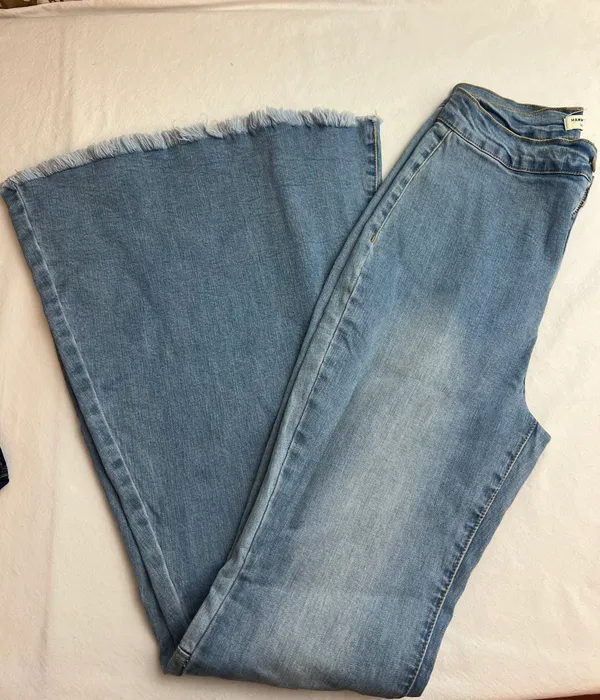Hammer Jeans Super Flare Light Wash Denim Jeans - Image 2