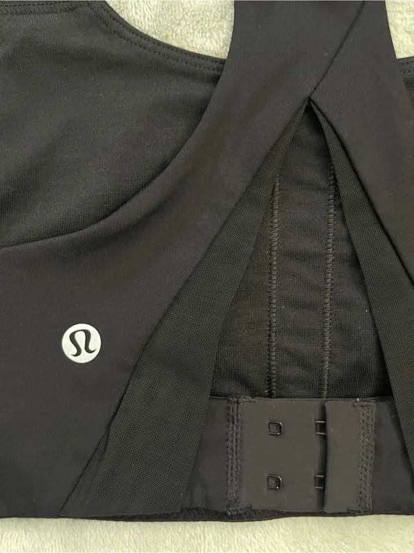 lululemon athletica Invigorate Black Sports Bra activewear yoga Pilates gym 2 - Image 5