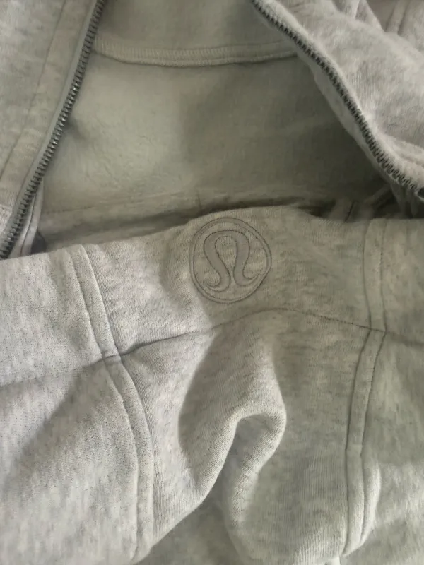 Lululemon Grey Scuba Hoodie - Image 2