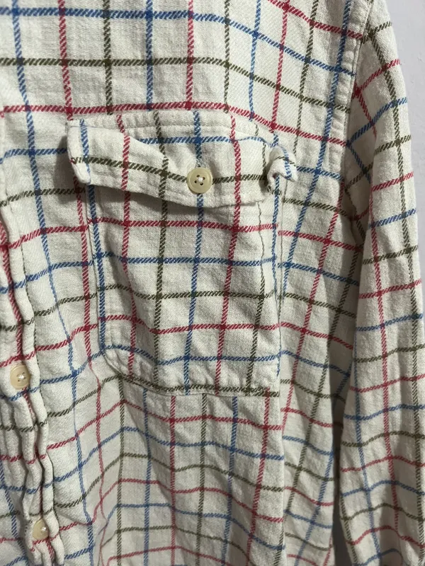 ZARA Plaid Country Cotton Long Sleeve Shirt - Image 5
