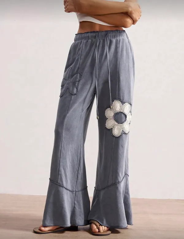 Boho Wide-Leg Pants  - Image 4