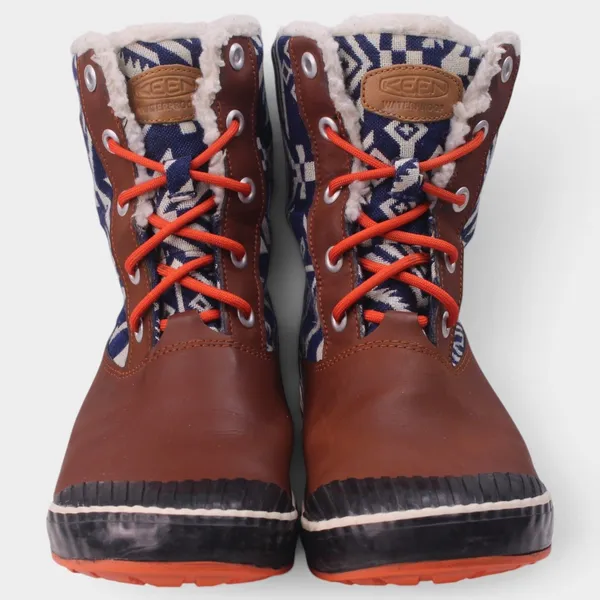 KEEN Elsa WP Aztec Waterproof Winter Boots Women's 9 - Image 5