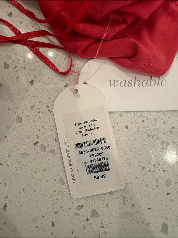 Jessica Simpson Red Ring-Halter Midi Dress - Image 2