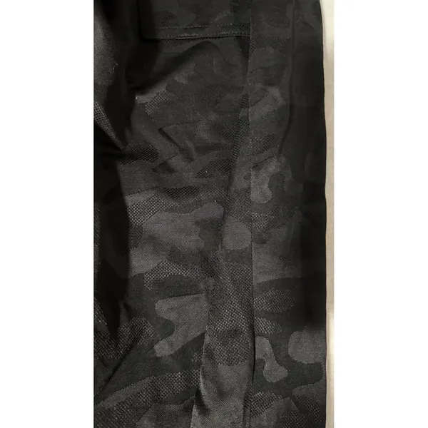 Liverpool Los Angeles Black Camo Tonal Jogger Pants Size 14/32 Zipped Cuffs - Image 4