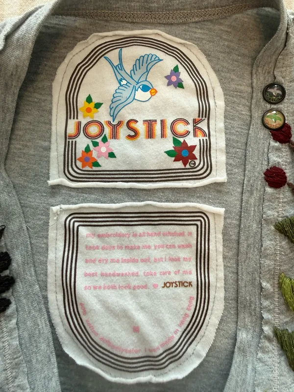 johnny was embroidered grey tee  - Image 3