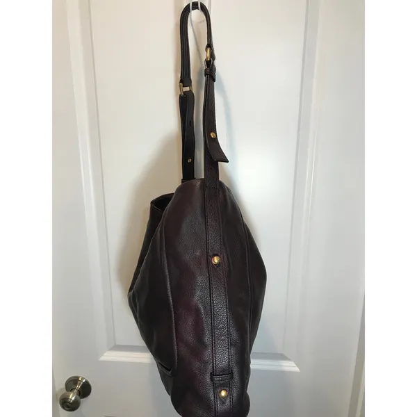 Marc by Marc Jacobs Black Pebbled Leather Hobo Bag EUC - Image 7