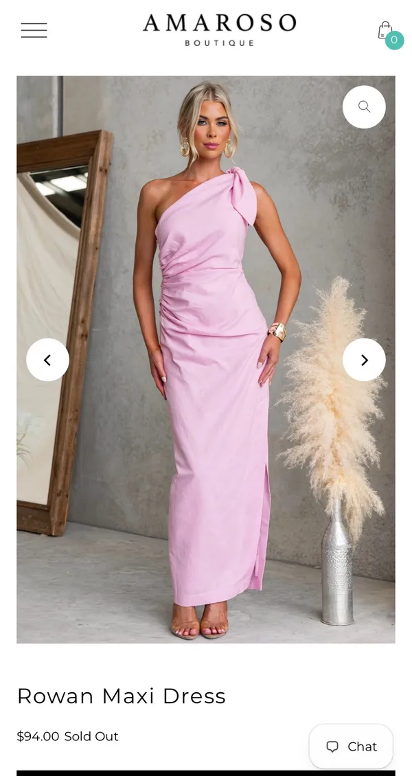 NWT Whyte Valentyne Rowan Maxi Dress - Pink - Size S - Image 2
