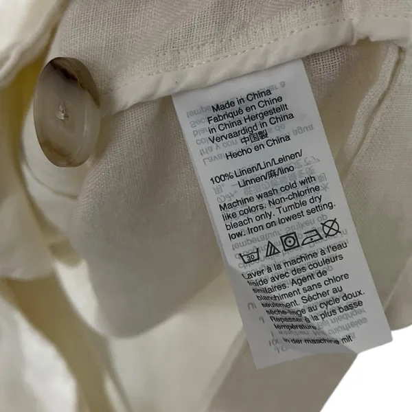 MADEWELL Linen Button Up Blazer Jacket - Image 6